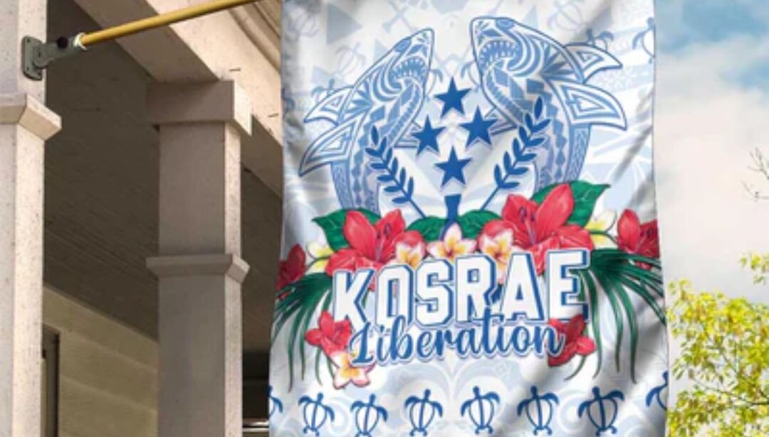 kosrae liberation day flag