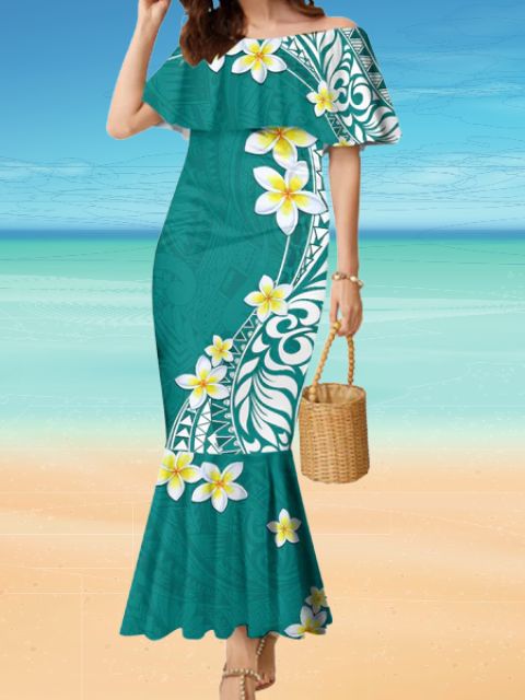 hawaii mumu dress green - Hawaiian Dresses for Women hawaii mumu dress green