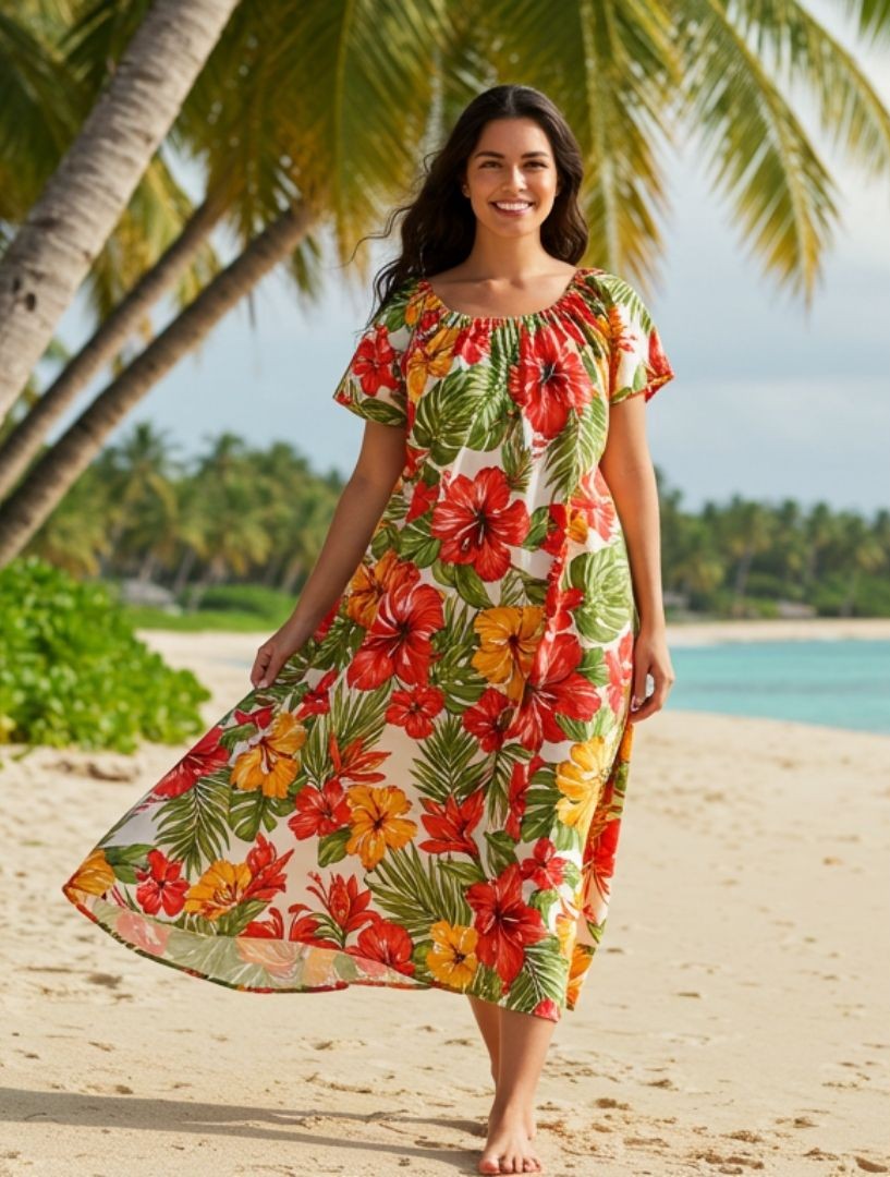 What Is A Muumuu Dress Effortless Beauty From Hawaii Fabric And Patterns Muumuu