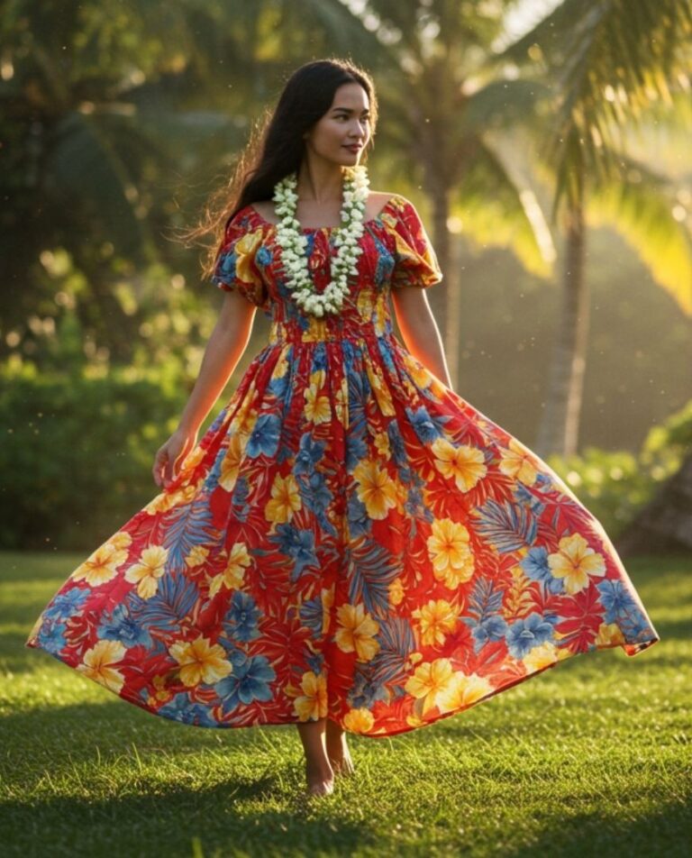 What Is A Muumuu Dress Effortless Beauty From Hawaii Hawaiian Muumuu Dress 768x952