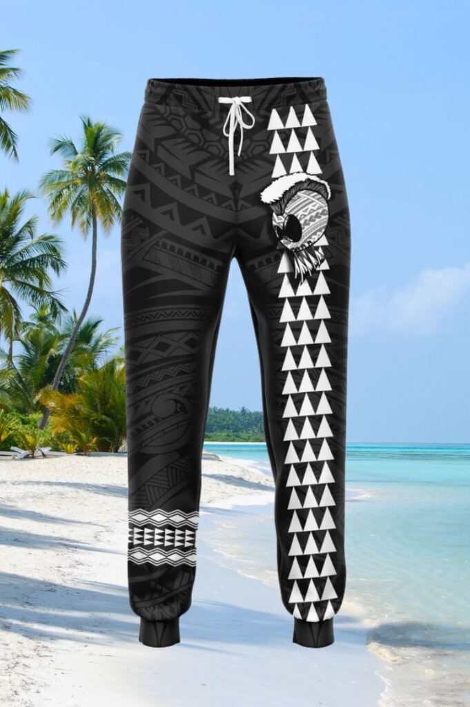 hawaiian shirt with black jogger pants - what pants to wear with a hawaiian shirt