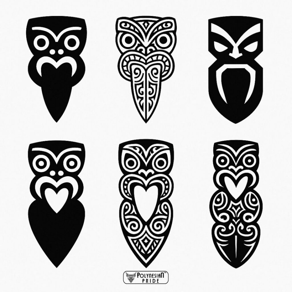 Hei Taiaha designs - maori symbols