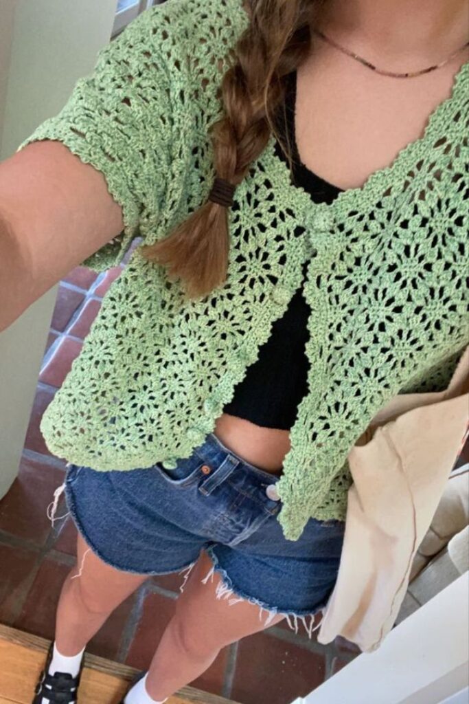 Crochet Cardigan college island women - Back to School Clothing for Island Student Crochet Cardigan college island women - Back to School Clothing for Island Student