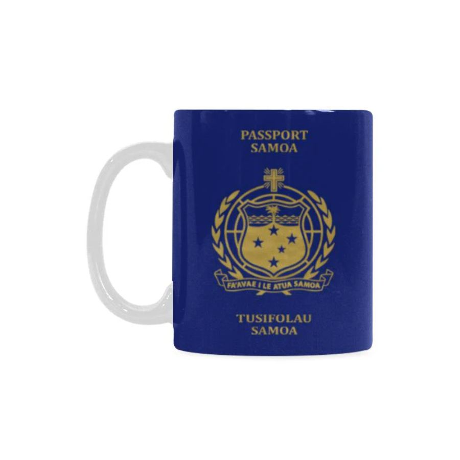Samoa Mug Passport White Mug - hawaiian dress for party