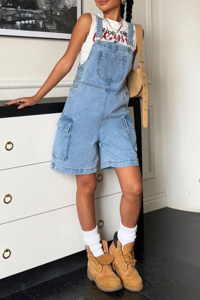 Short Overalls - Back to School Clothing for Island Student Short Overalls - Back to School Clothing for Island Student