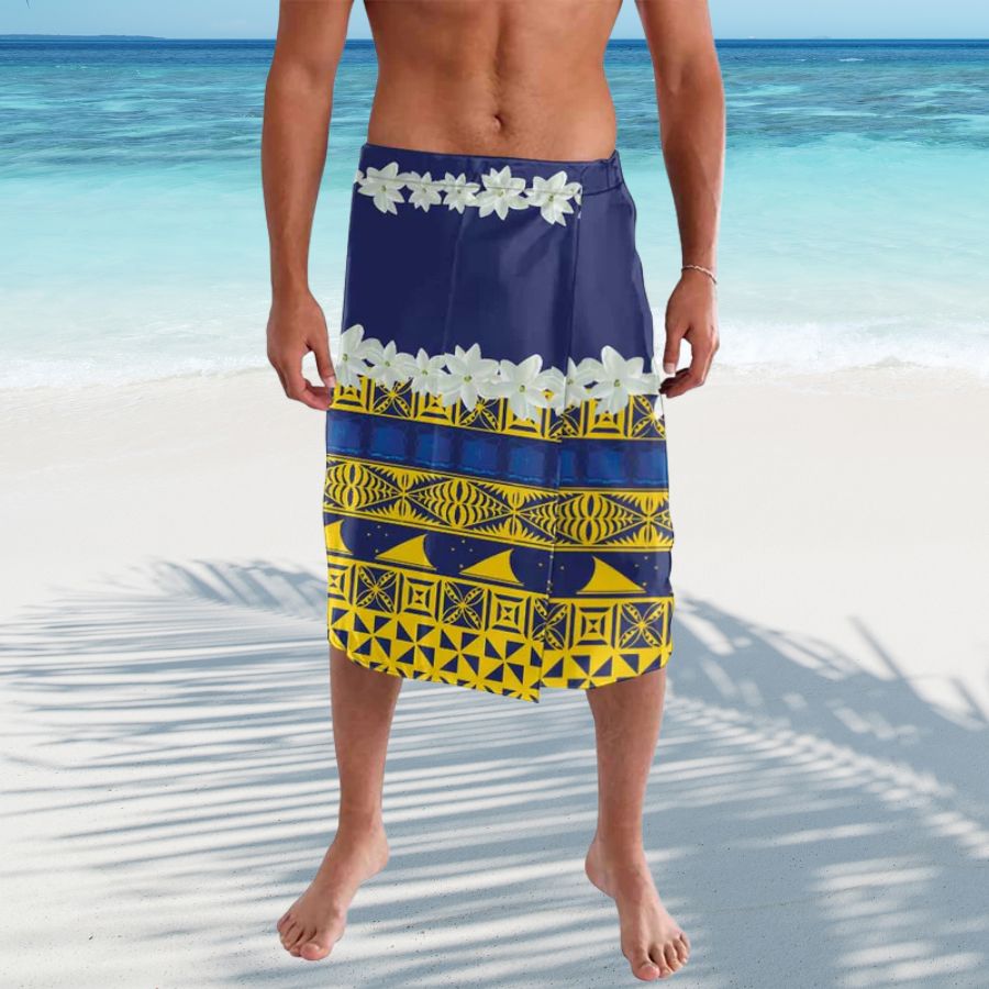 Tokelau Language Week Lavalava Tokelauan Tuluma With Gardenia Thunbergia - hawaiian dress for party