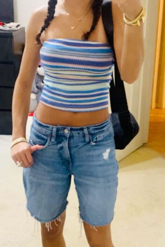 highschool girl outfit mid Length Cutoffs - Back to School Clothing for Island Student highschool girl outfit mid Length Cutoffs - Back to School Clothing for Island Student