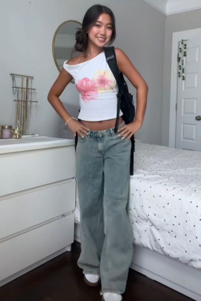 highschool girl outfit ribbed top - Back to School Clothing for Island Student highschool girl outfit ribbed top - Back to School Clothing for Island Student