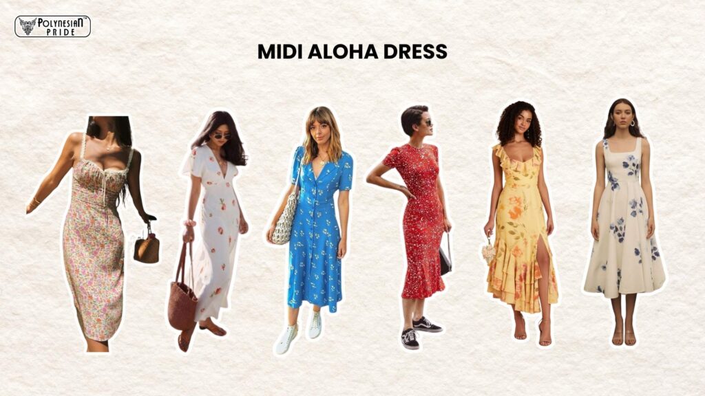 Midi Aloha Dresses - aloha dresses Midi Aloha Dresses - aloha dresses