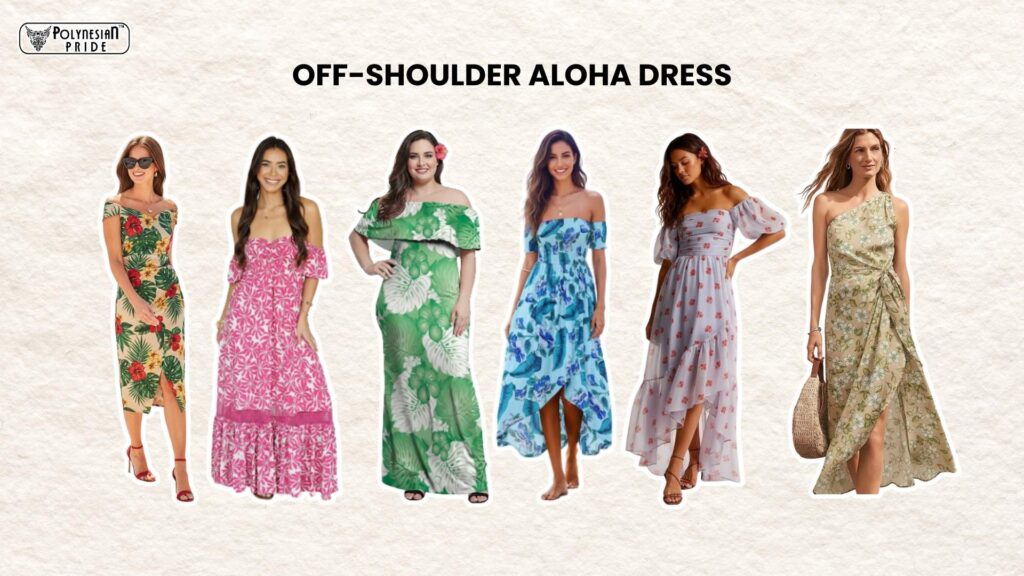 Off Shoulder Aloha Dresses 1 - aloha dresses Off Shoulder Aloha Dresses 1 - aloha dresses