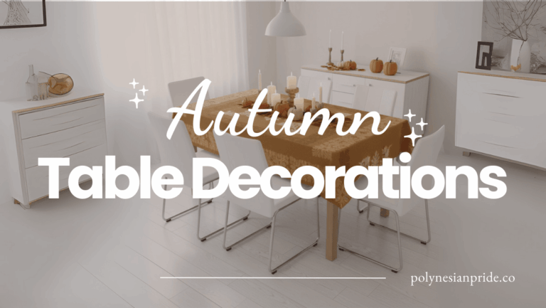 Autumn Table Decorations