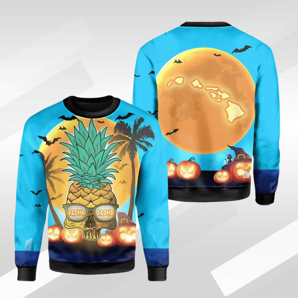 Hawaii Halloween Pineapple Sweatshirt