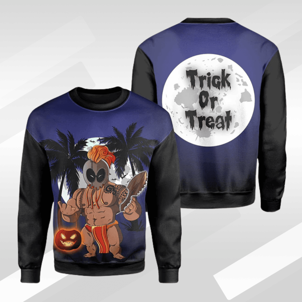 Hawaii Halloween Sweatshirt - Warrior Style