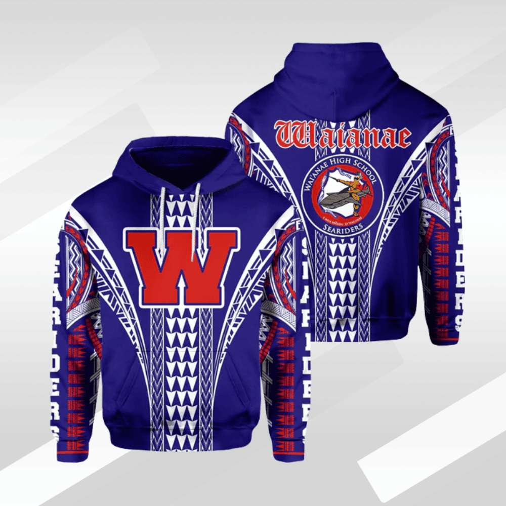 Hawaii Hoodie Waianae High Pullover Hoodie