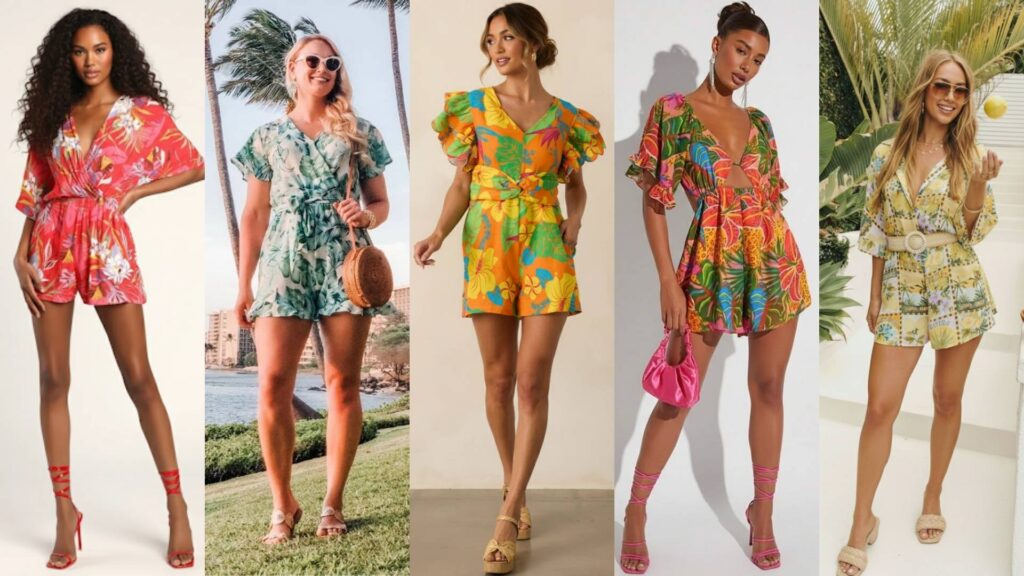 Hawaiian style Rompers - hawaiian clothing for women Hawaiian style Rompers - hawaiian clothing for women