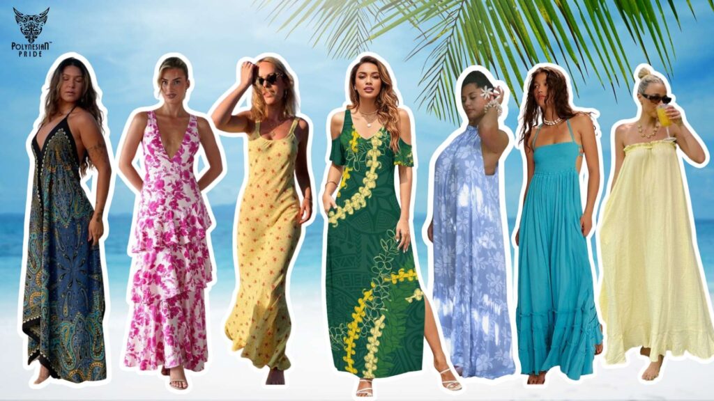 Maxi sundress beach hawaiian clothing for women - hawaiian clothing for women Maxi sundress beach hawaiian clothing for women - hawaiian clothing for women