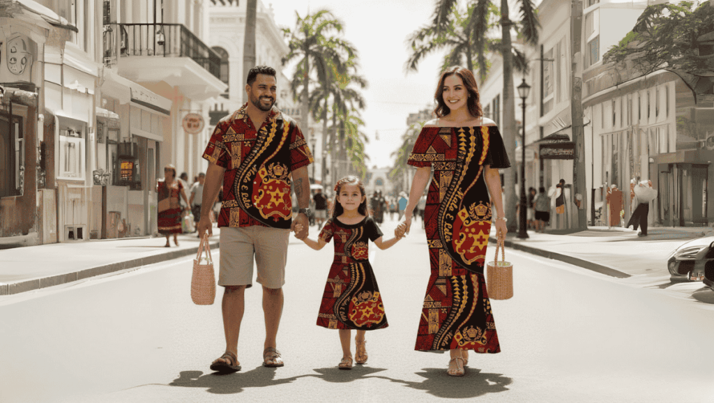 Modern Hawaiian family outfits are no longer limited to vacations or photoshoots - hawaiian family outfits Modern Hawaiian family outfits are no longer limited to vacations or photoshoots.
