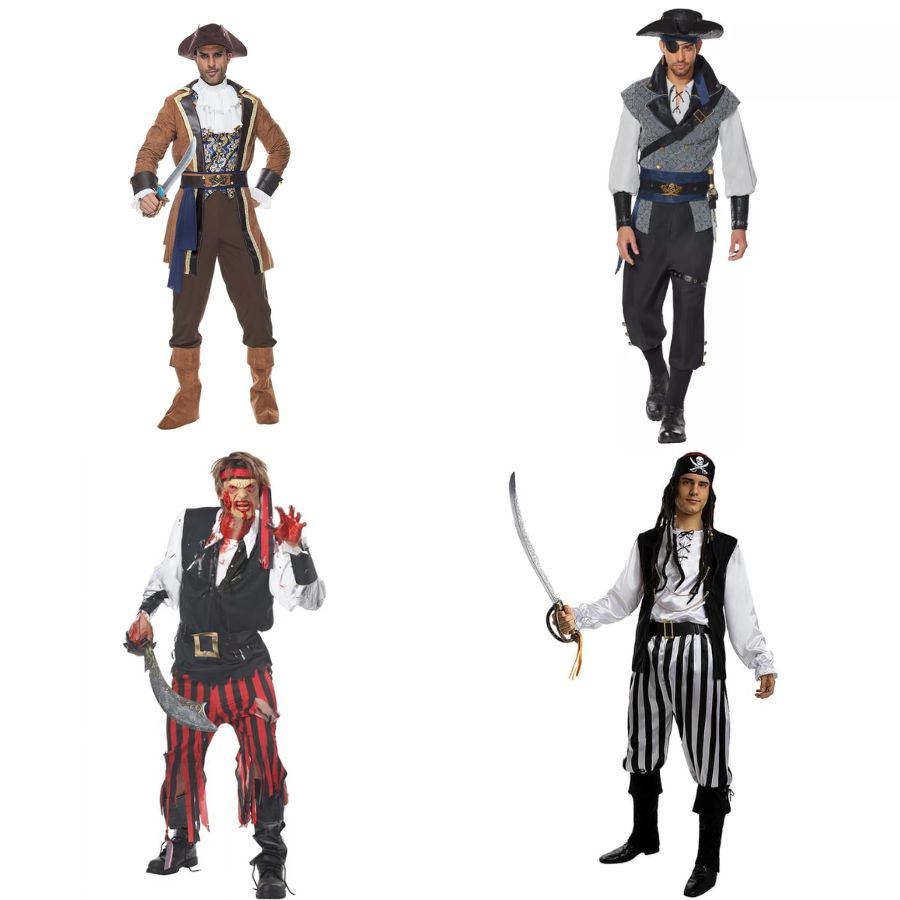 Captain Pirate - hawaiian halloween costume Captain Pirate - hawaiian halloween costume