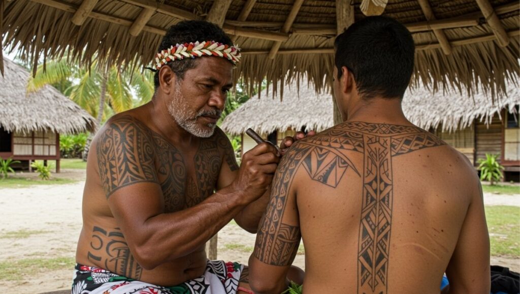 Each traditional Fiji tattoo session was a profoundly spiritual act