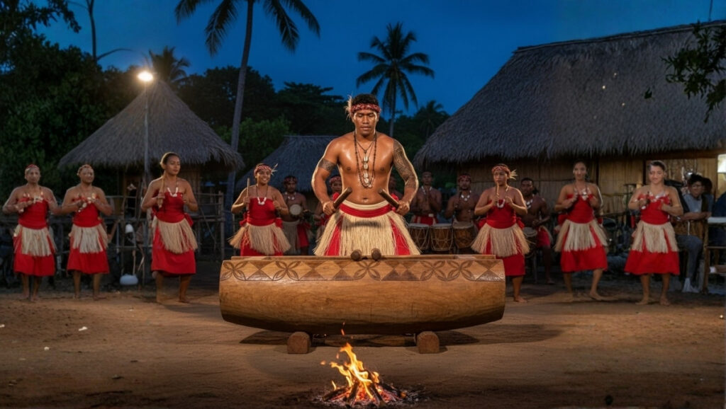 Lali drum is central to performing Fiji traditional songs - Fiji Traditional Songs Lali drum is central to performing Fiji traditional songs.