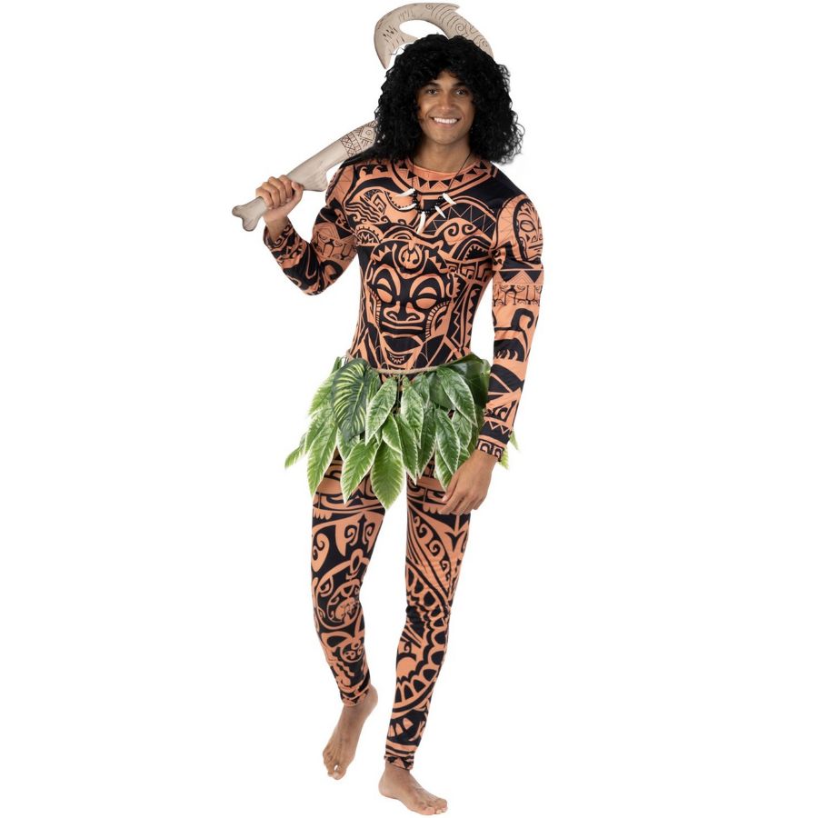 Mens Maui Costume Adult Tattoo Warrior - hawaiian halloween costume Mens Maui Costume Adult Tattoo Warrior - hawaiian halloween costume