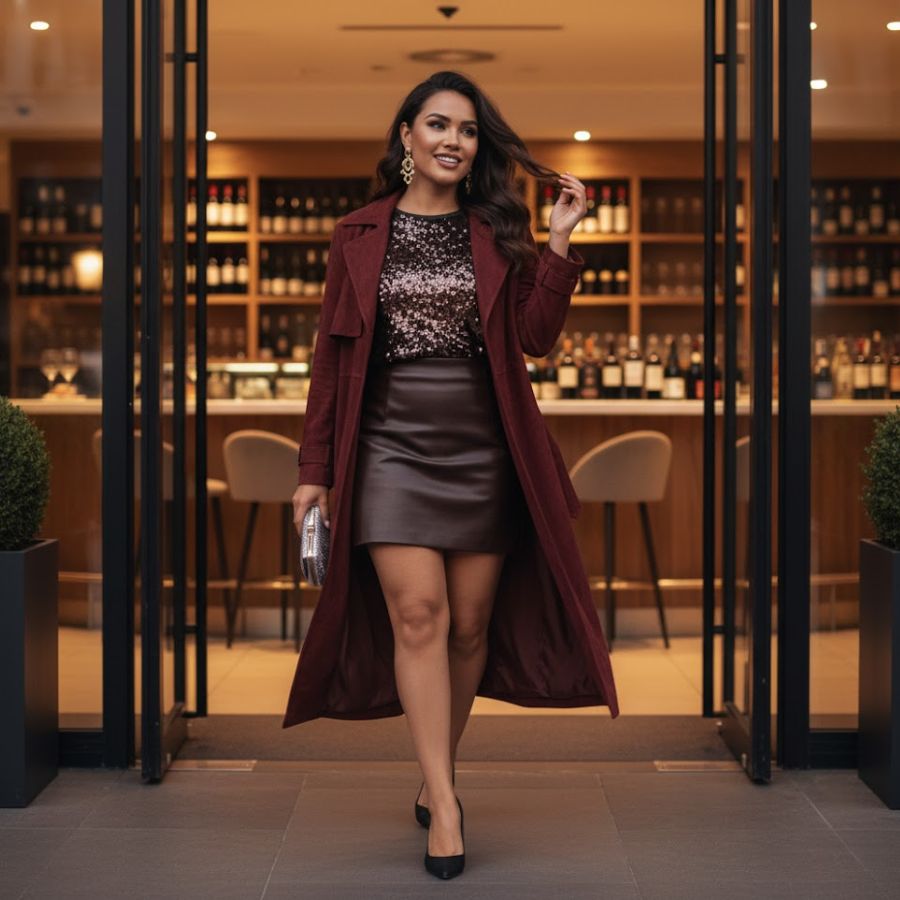 Night Out outfit idea for women in new zealand autumn - Autumn Outfit Ideas in New Zealand Night Out outfit idea for women in new zealand autumn - Autumn Outfit Ideas in New Zealand