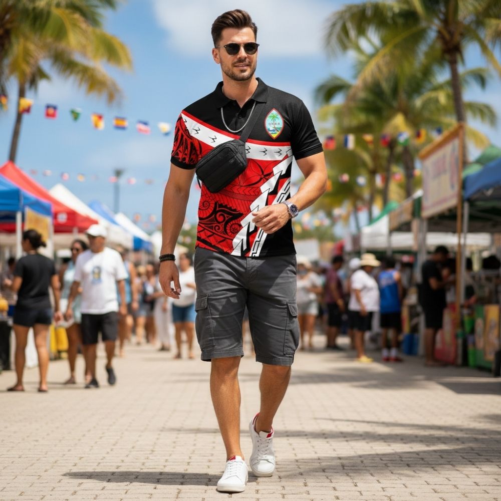 Guam Custom Polo Shirt Proud Of Guam
