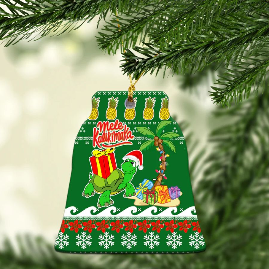 Hawaii Turtle Christmas Ornament