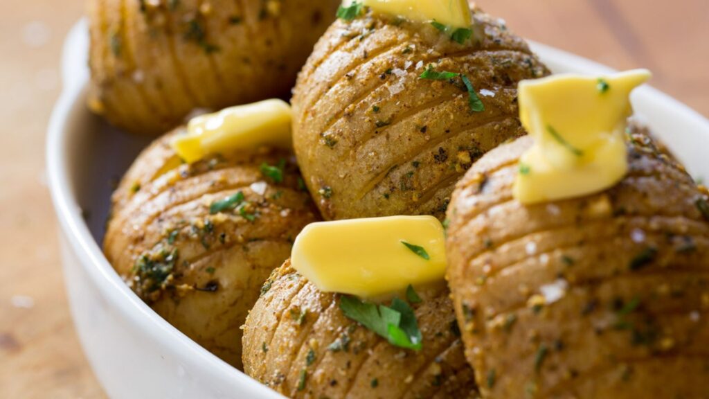 New Potatoes with Butter & Herbs
